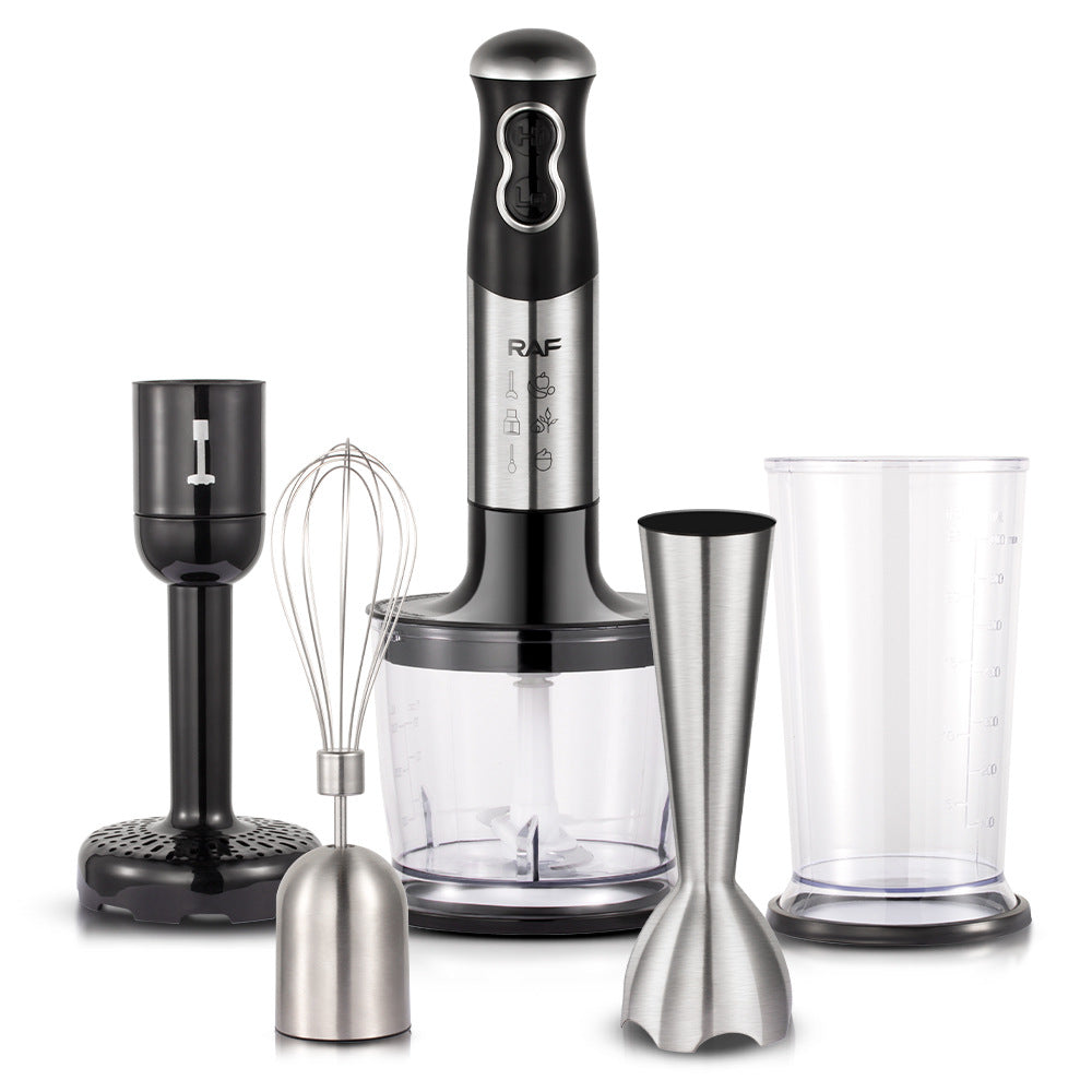 RAF EU Standard Portable Household Handheld Electric Stainless Steel Food Mixer Cooking Stick Blender300