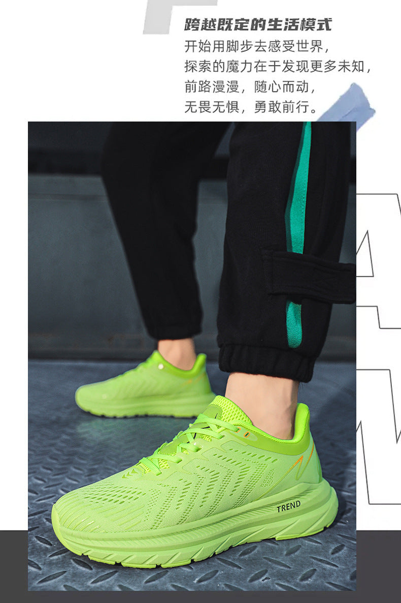 Men's running shoes New Breathable Mesh Student Casual Running Youth Shock Absorbing Anti-Slip Sports Shoes