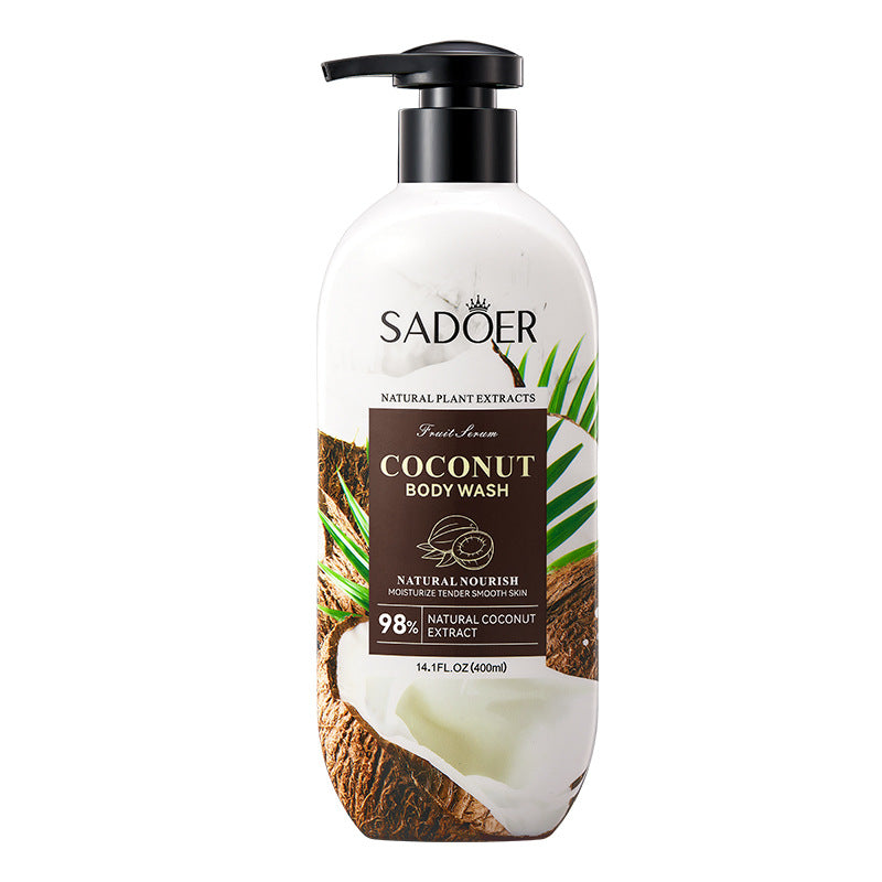Fruit Body Wash400ml SADOER Coconut Cleansing Avocado Shower Milk  Foreign Trade Wholesale