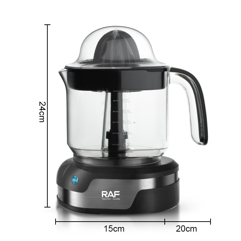 RAF EU Plug Electric Fresh Orange Juicer1.2L Household automatic juicer for lemon and orange juice, small and portable
