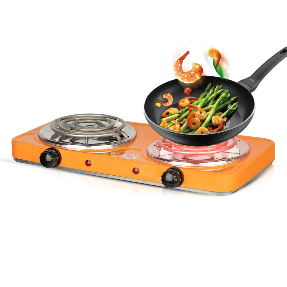 RAF European Standard Double-head Electric Stove for Home Use  Insulated Heating Closed Electric Stove Constant Temperature Universal Electric