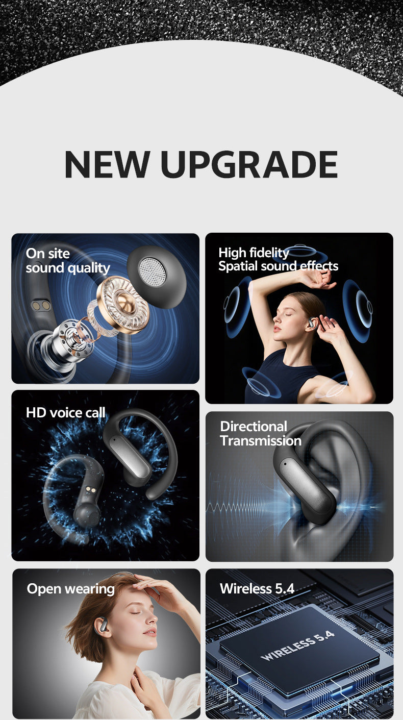 2025Popular M130Ear-mounted, non-in-ear, ultra-long battery life, high appearance value wireless Bluetooth earphones