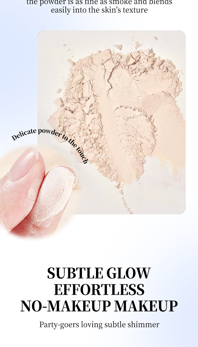 OCHEAL Ouqianya Oil Control Powder Long-lasting Waterproof Matte Setting Powder10g Packaging
