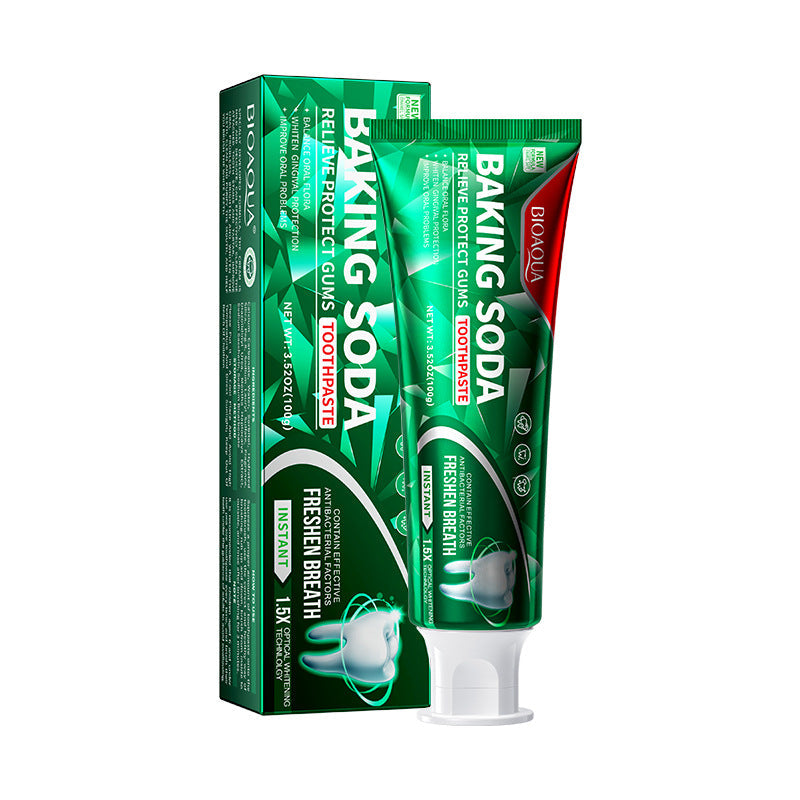 BIOAOUA Baking Soda Gum Care Toothpaste Clean the Mouth and Freshen Breath Genuine Toothpaste Wholesale