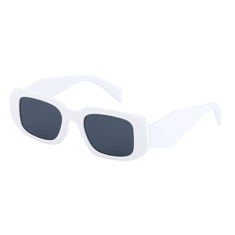 Irregular Square Frame Sunglasses for Women Trendy European and American Fashion Small Frame Wide Leg Sunglasses UV Protection sunglasses