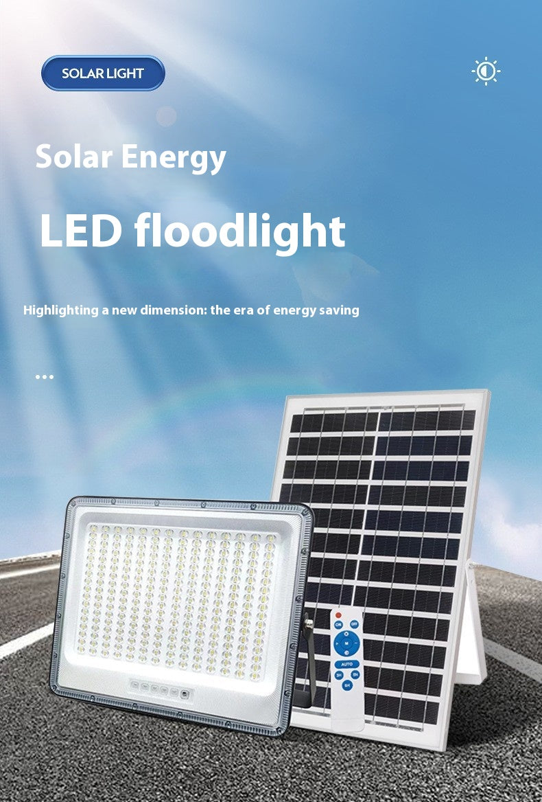 Solar Flood Light Intelligent Automatic Lighting in the Dark Super Bright Waterproof Outdoor Garden Split Solar Lamp