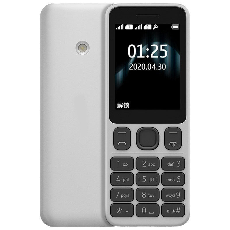 125Straight button elderly phone quad-band non-smartphone GSM Dual Card2G Elderly Student Device
