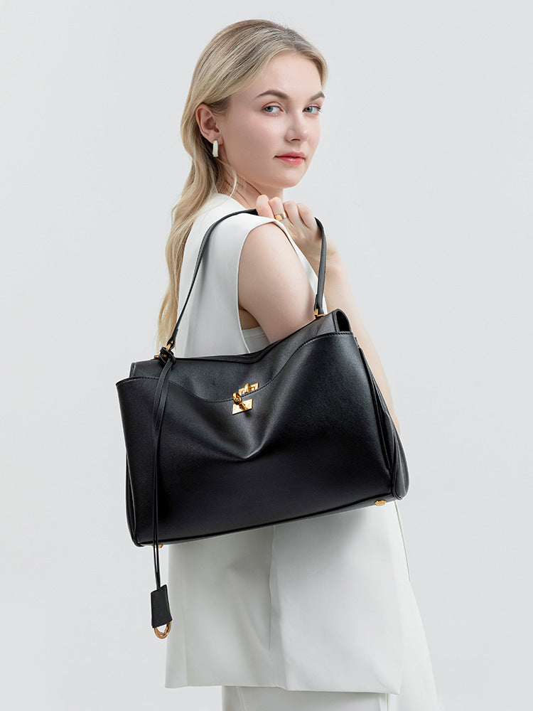 B Home Bag Women's New Bag Shoulder Bag Large Capacity Commuting Handbag High-end Fashion Tote Bag Women