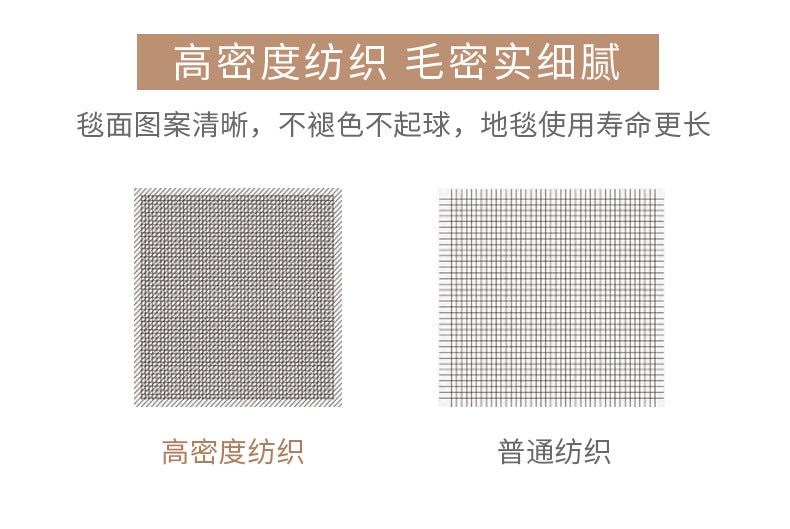 Carpet for Living Room, Stain-Resistant and Easy to Clean, Sofa and Coffee Table Rug, Wear-Resistant and Non-Slip, Home Bedroom Bedside Warm Blanket