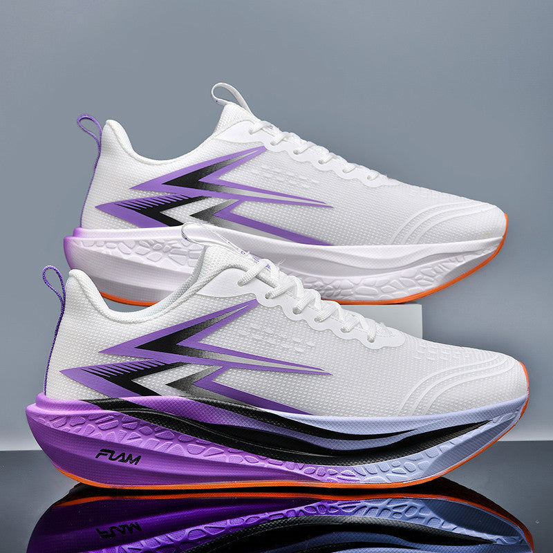 New Large Size Running Shoes Fei Ran4Carbon Plate Marathon Carbon Plate Men's and Women's Racing Body Side Training Sneakers