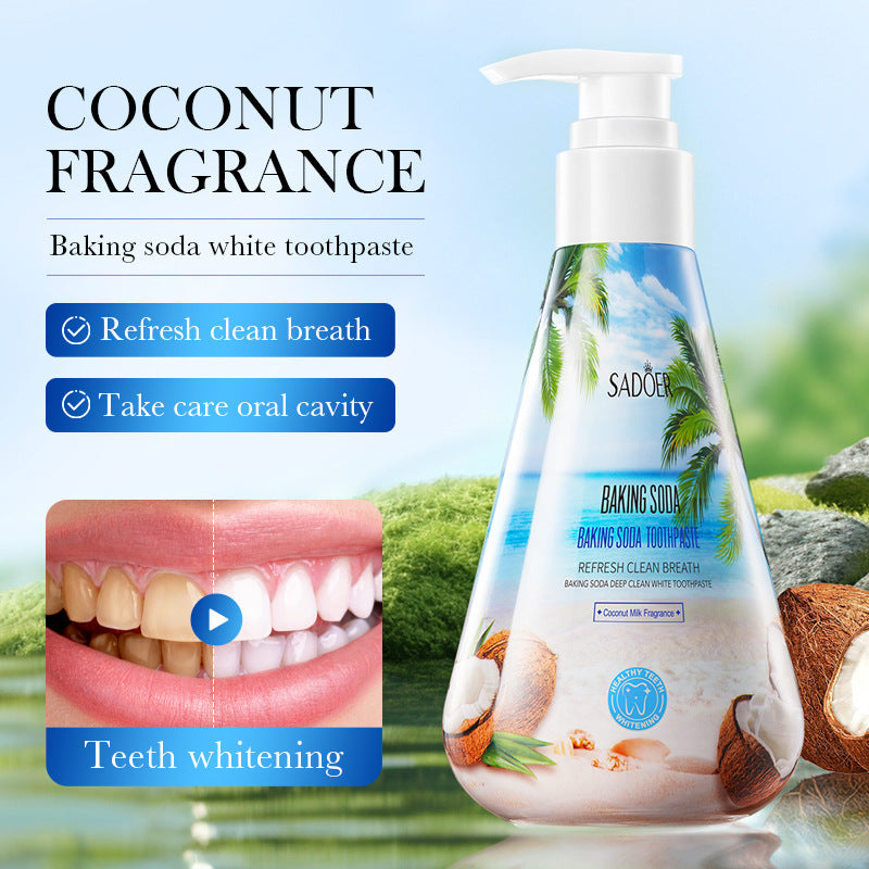 All English Toothpaste220gSADOER Niacinamide Probiotic Cleansing Stain Removal Oral Freshening  Wholesale