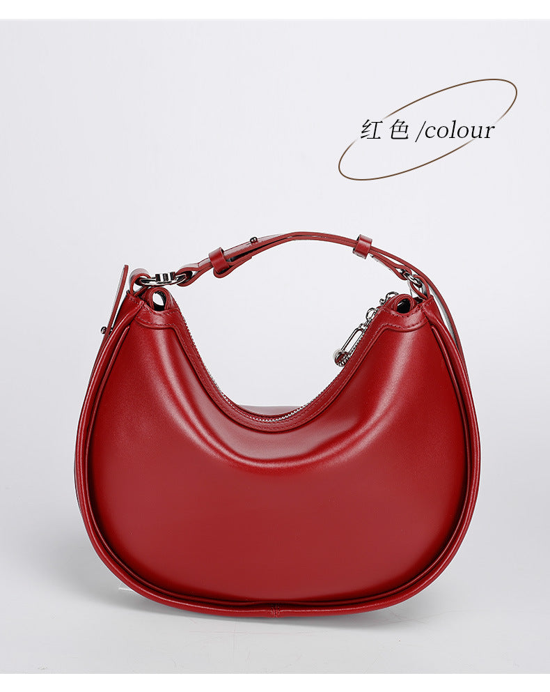 Niche Design Crescent Bag Style Underarm Bag2024New Simple Versatile Fashion Single Shoulder Crossbody Bag