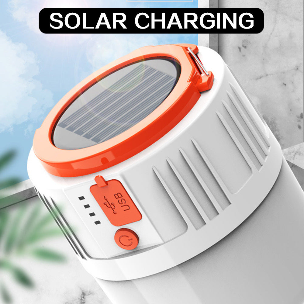 Outdoor Solar Rechargeable Bulb Tent Light Emergency Light Camping Light Household Power Outage Light with Remote Control