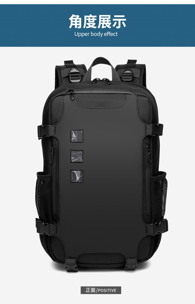 Korean Style Backpack Trendy Brand Laptop School Bag Lightweight Large Capacity Water-Resistant Commuter Bag for Middle and High School Students and College Students