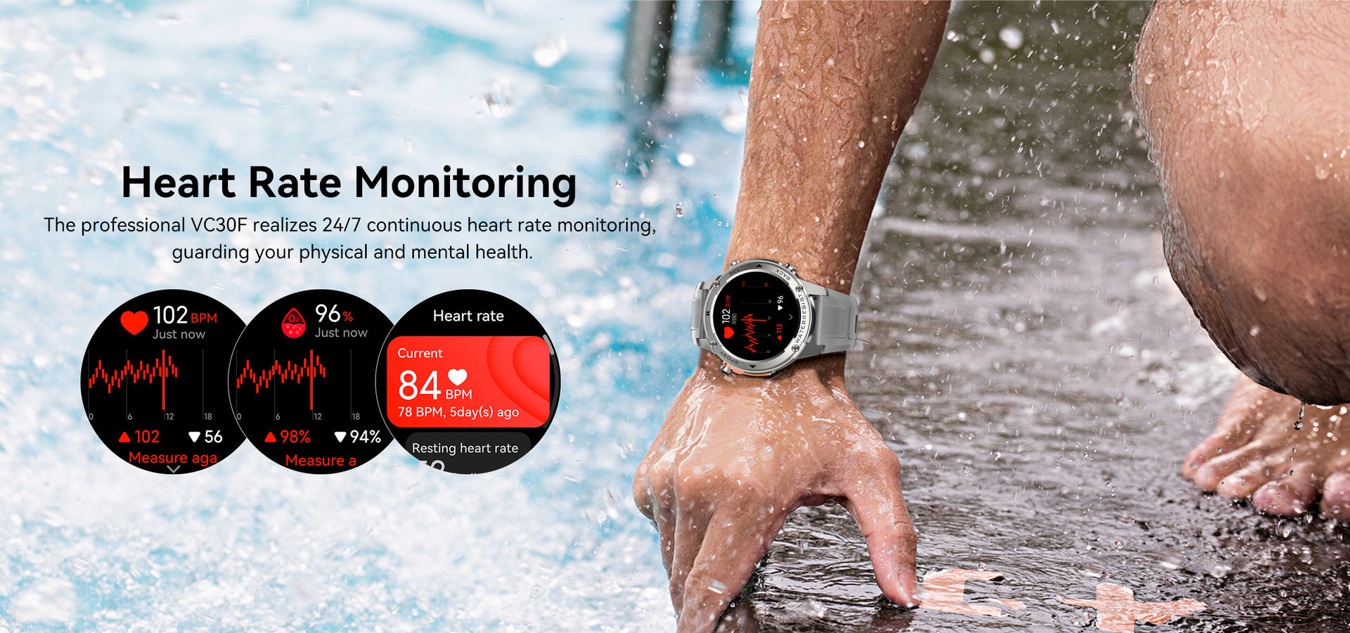 DM56Smart Watch1.52inch Bluetooth call heart rate pedometer sleep monitor GPS Positioning Three-Proof Sports