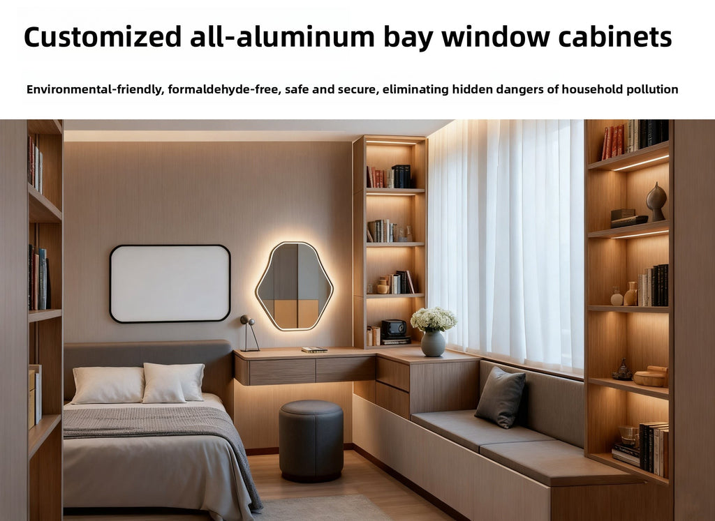 Custom Whole House Wardrobe Aluminum Alloy Modern Simple Home Bedroom Storage Integrated Cabinet Overall Floor-standing Manufacturer