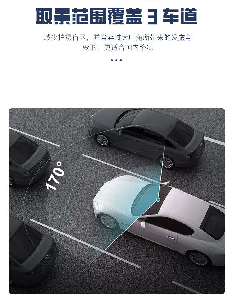 K02Driving Recorder Mobile Phone Interconnection WiFi High Definition Ultra Wide Angle Night Vision No Installation Required4K Vehicle Recording