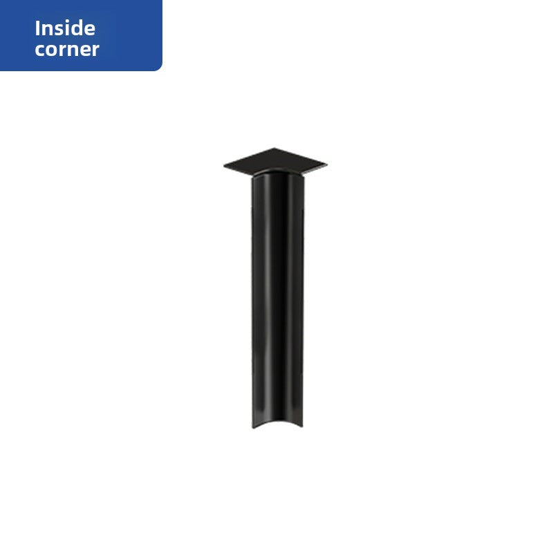 Aluminum alloy luminous baseboard, embedded luminous baseboard LED Aluminum alloy skirting board with light strip