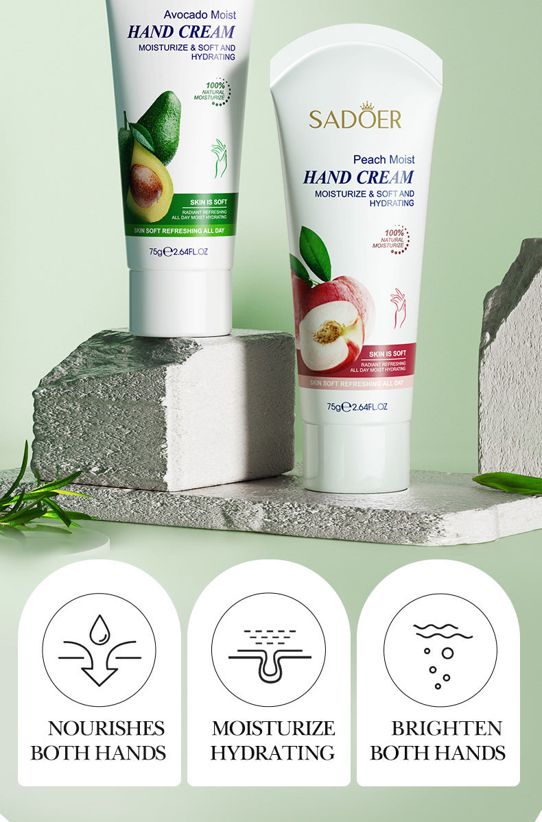 SADOER Fruit Combination Moisturizing Hand Cream Hydrating Autumn and Winter Hand Cream  Foreign Trade Wholesale