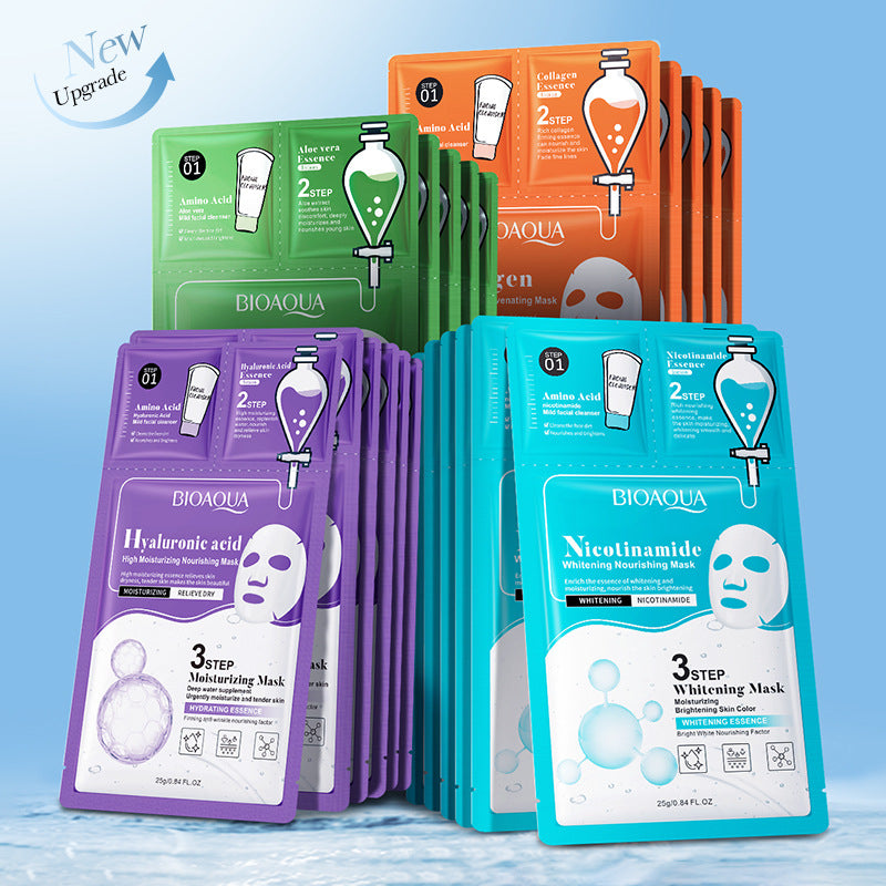 Trilogy Face Mask BIOAOUA Cleansing Facial Cleanser Hydrating Essence  Wholesale