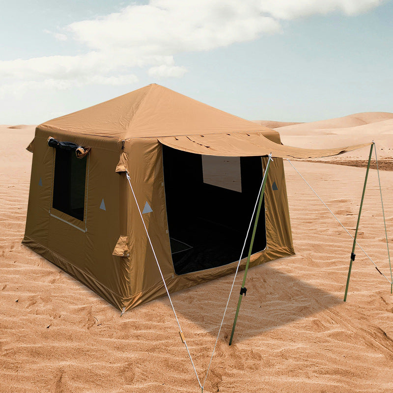 Wholesale Inflatable Tent from Source Factory Middle East Saudi Arabia Tent Black Sunproof Rainproof Automatic Quick Open3*