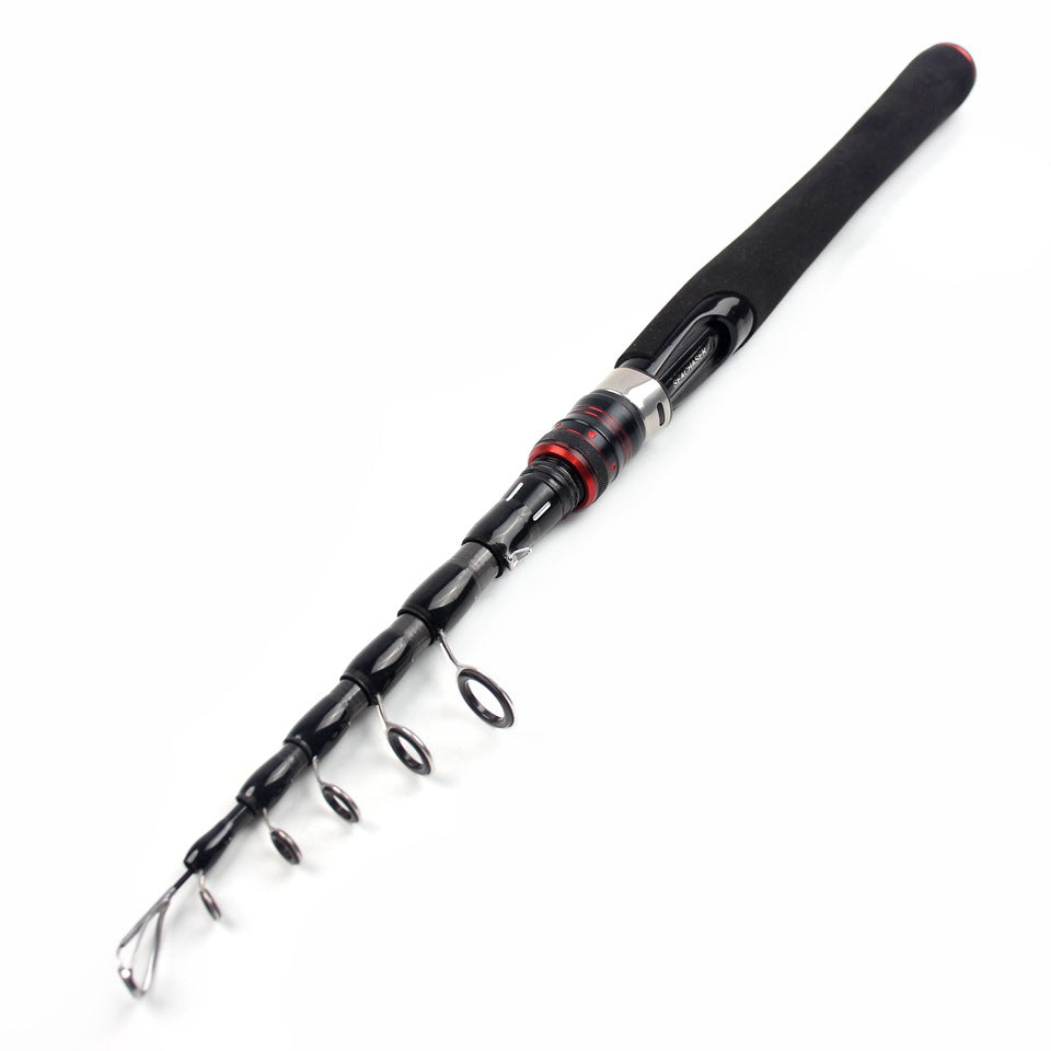Ultra-short Portable Telescopic Lure Rod Carbon Short Sea Rod Retractable45Centimeter Fishing Gear Manufacturer Wholesale Fishing Rods