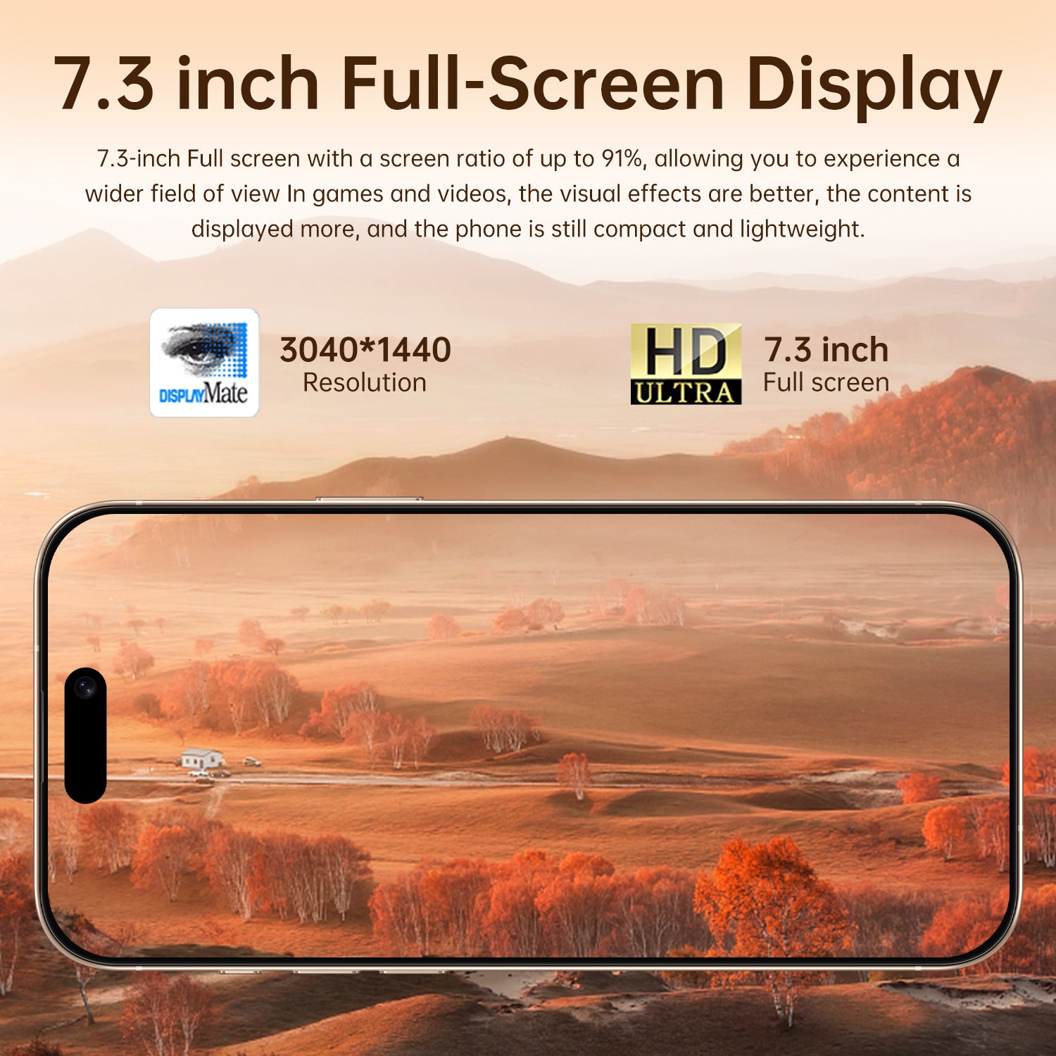 2025New i16Pro Max Android7.3inch smartphone16+1T Source Factory AliExpress Hot Sale