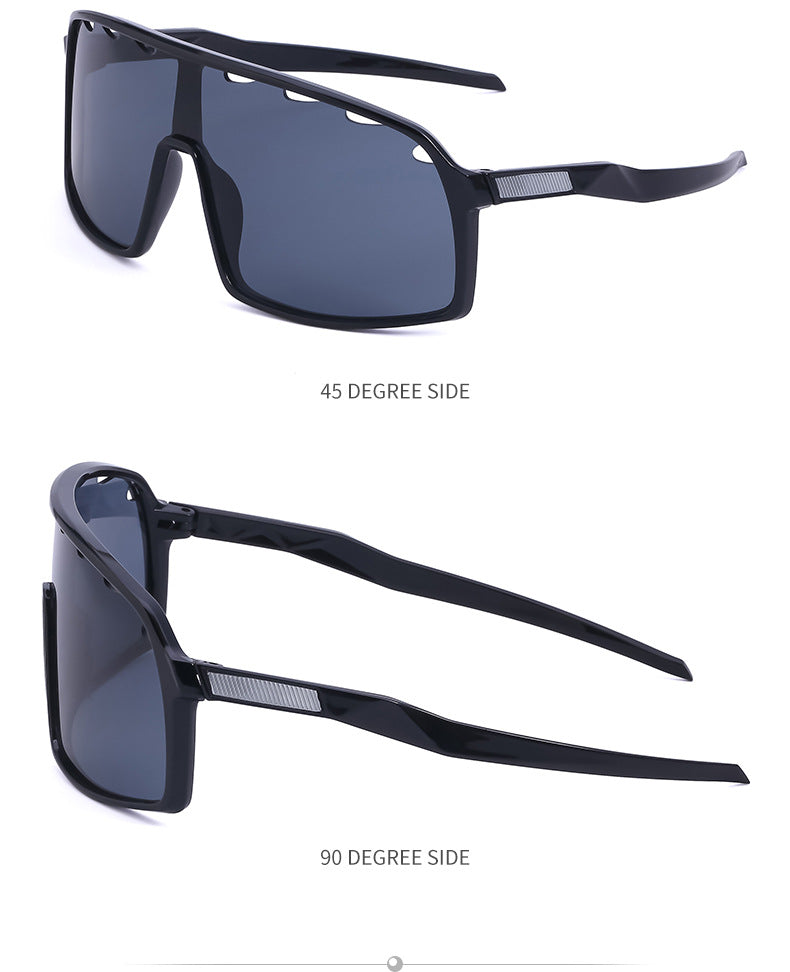 New Colorful Cycling Glasses for Men1998One-piece sunglasses European and American fashion outdoor sports sunglasses