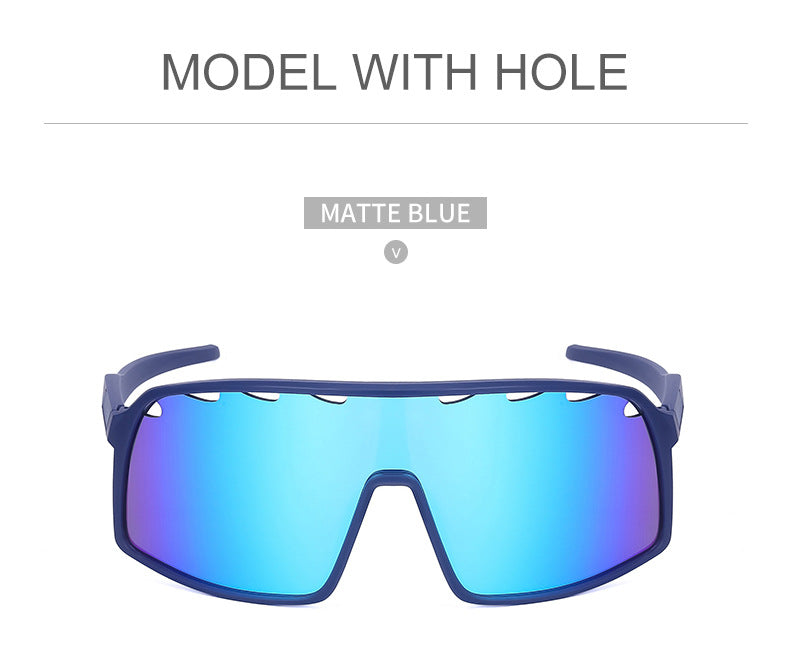 New Colorful Cycling Glasses for Men1998One-piece sunglasses European and American fashion outdoor sports sunglasses