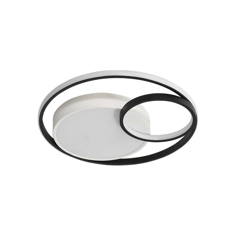 Nordic Bedroom Light Modern Minimalist led Ceiling Lamp Round Creative Room Lamp Iron Art Living Room Lamp Zhongshan Lighting