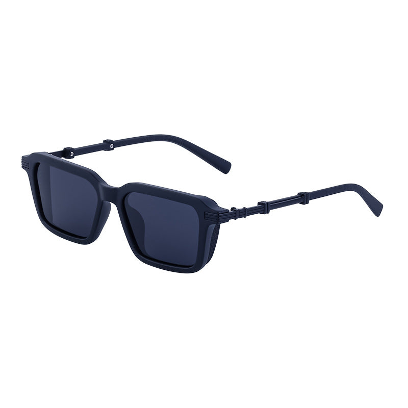 New European and American Fashion Polarized Sunglasses for Men Driving Anti-Glare Sunglasses Retro Punk Style Glasses shades