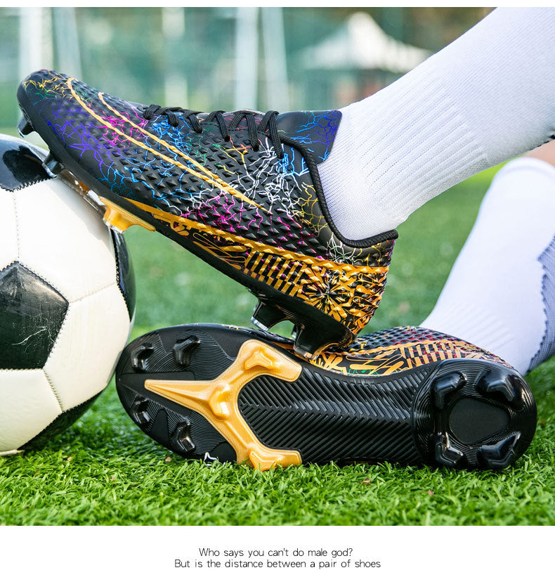 New professional football shoes for men and women AG Spike TF Broken Nail Youth Student Grassland Competition Training Shoes