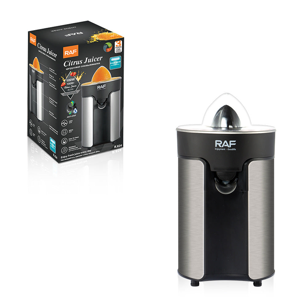 RAF EU Standard Freshly Squeezed Electric Orange Juice Original Freshly Squeezed Pure Fruit Orange Juice Fully Automatic Household Separator R624