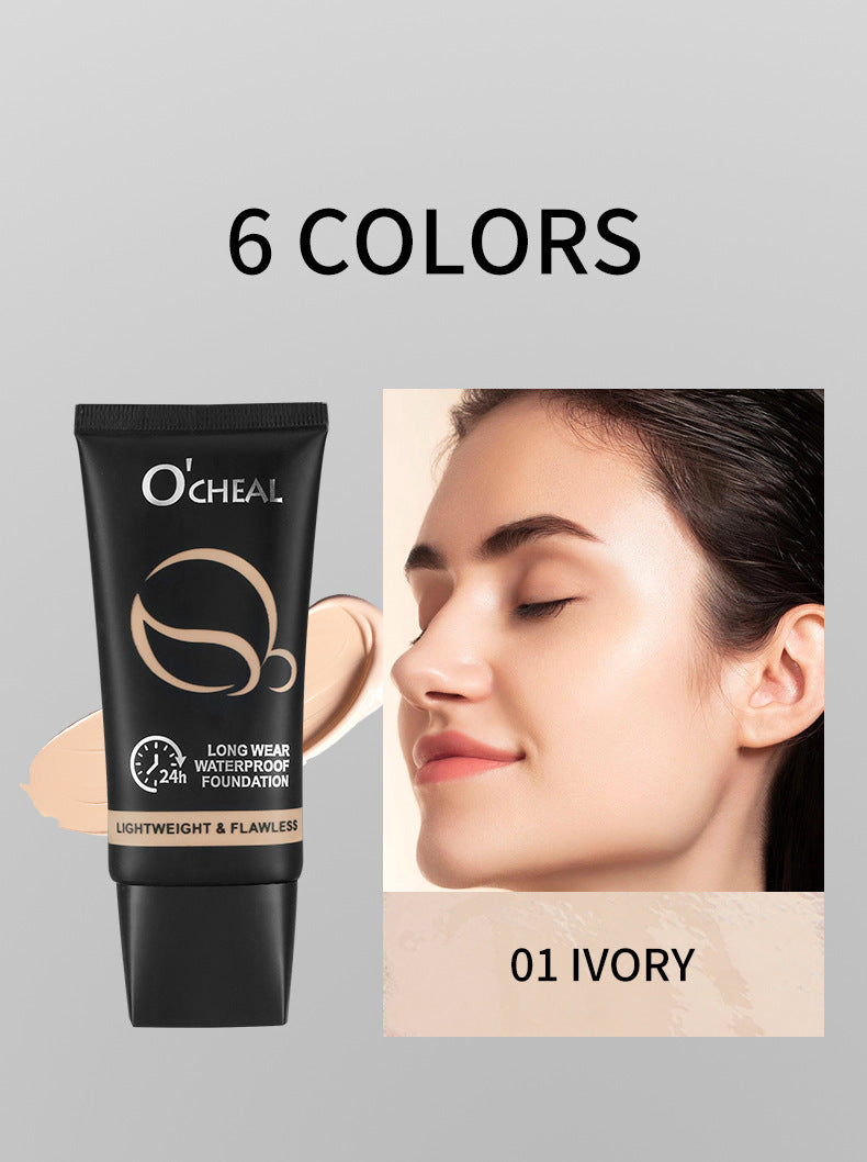 AliExpress Makeup Waterproof Foundation Liquid Acne Scar Dark Circles Concealer Bare Face Primer Yellow Black Skin Foundation Liquid