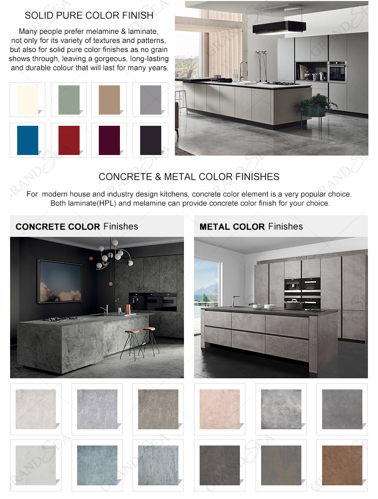 Foshan Factory Outlet Sale Kitchen Furniture Modern Lacquer Finished Kitchen Cabinets