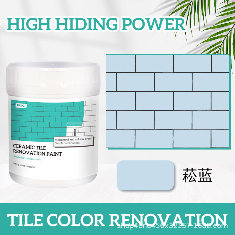 Tile Paint Bathroom Kitchen Floor Tiles Wall Tiles Marble Renovation Color Change Paint Wear-resistant Glass Color Change Paint
