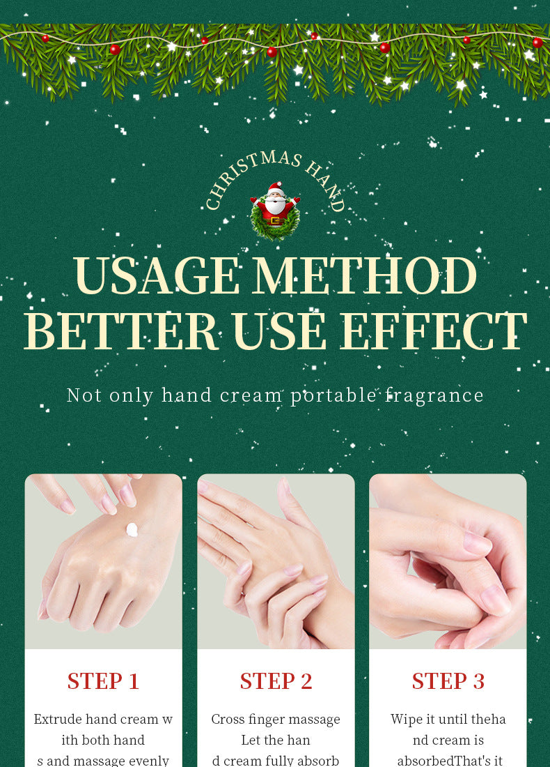 Christmas Hand Cream Set ZOZU Refreshing Moisturizing Hand Cream Gift for  Wholesale