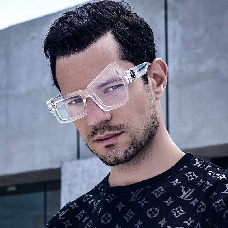 European and American Steampunk Sunglasses Unique Irregular Outdoor Sun Protection Sunglasses for Men High-end Glasses Wholesale