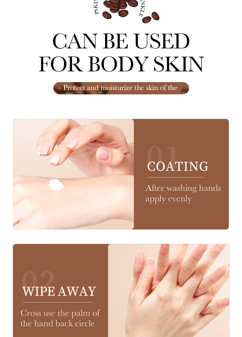Coffee Hand Cream30g SADOER Moisturizing, anti-chapped, hydrating hand cream for  foreign trade wholesale