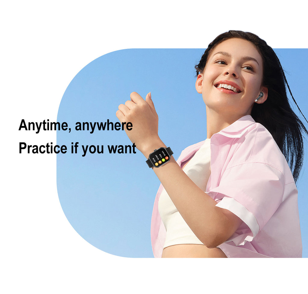 D8 Pro Smart Watch Bluetooth Call True Heart Rate Step Sleep Monitoring Hidden Bluetooth Earphone Sports