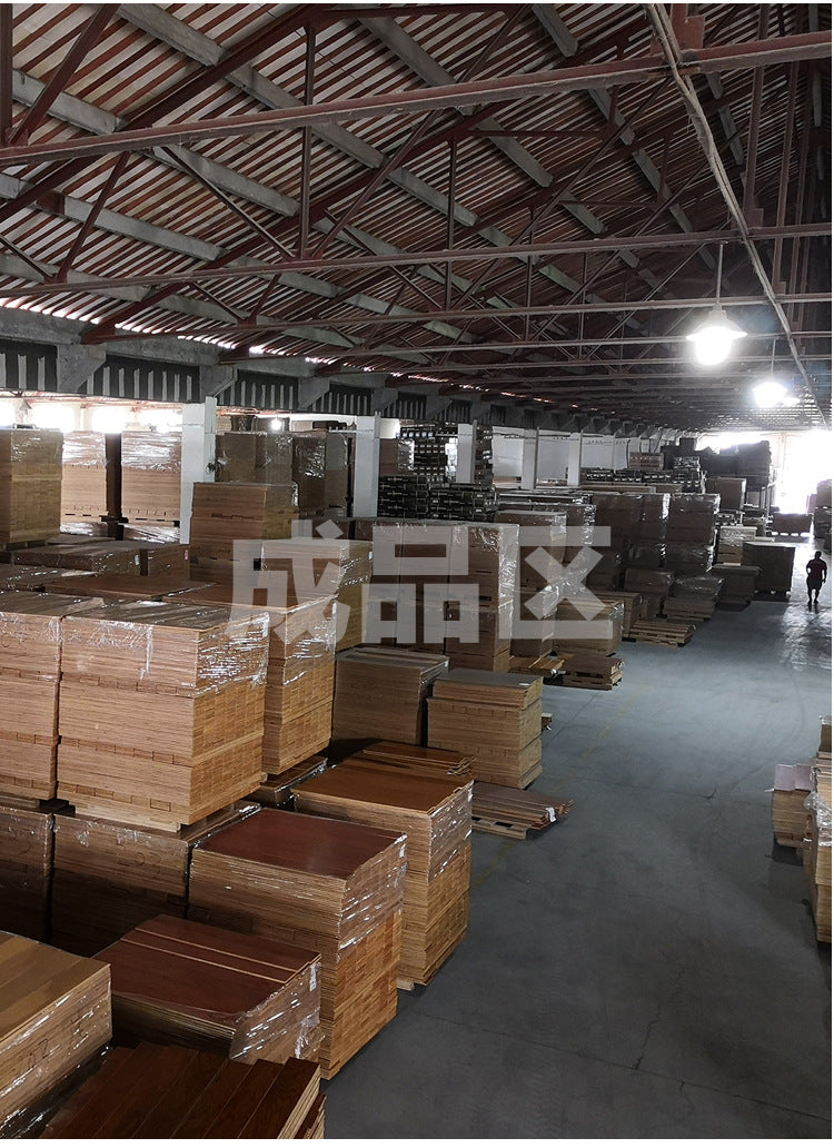 1.2mm White Ash Natural Wood Veneer New Three-Layer Solid Wood Composite Floor Heating Home Eco-Friendly Flooring Package Installation for Entry