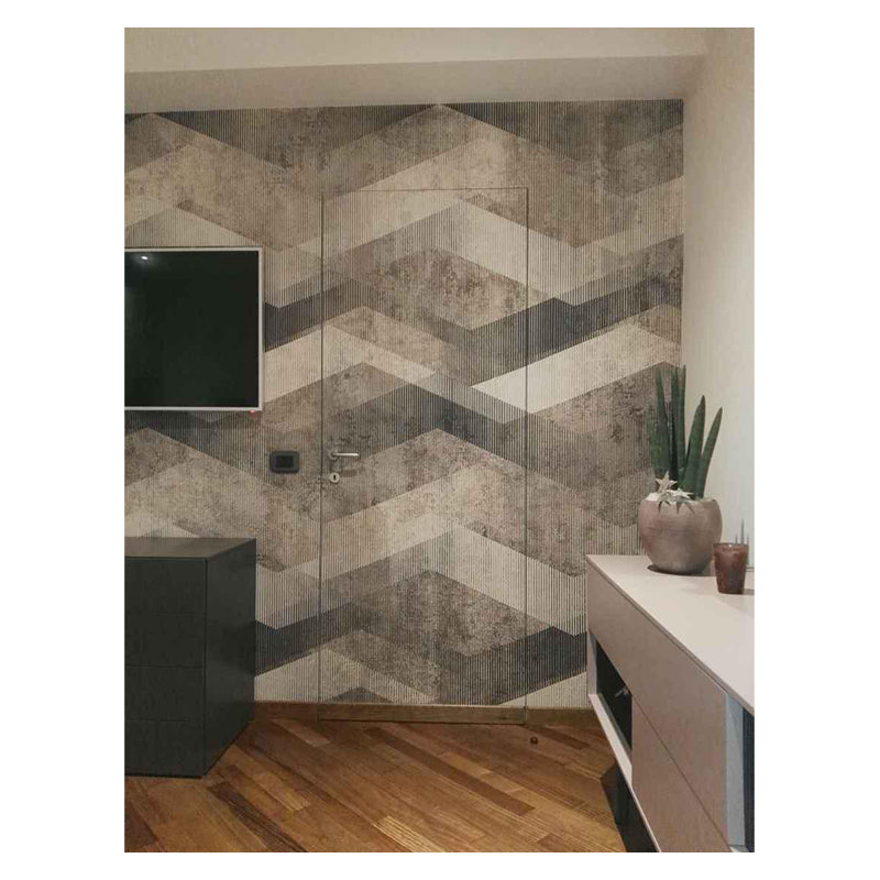 American Modern Design Interior Invisible Hinge Aluminum Frame Invisible Interior Wooden Door Home Invisible Door