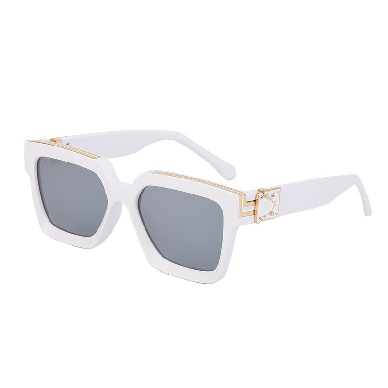 86229Small Frame Sunglasses for Women, European and American Style, Small Size, 0k Rich Man Same Style Sunglasses for Men, Trendy sunglasses