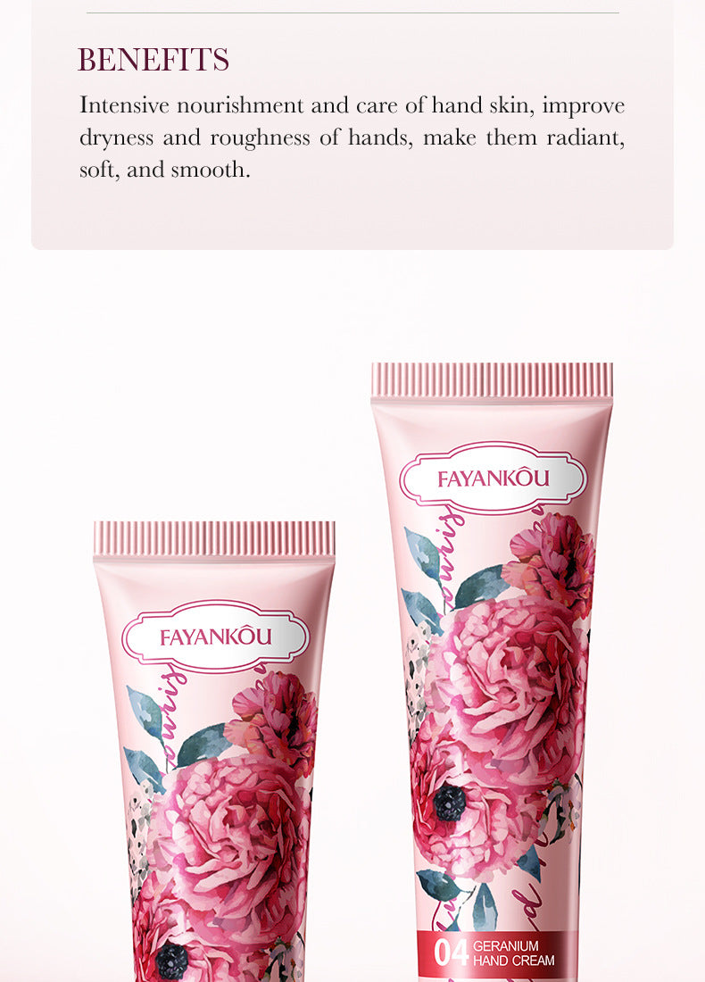 Plant and Fruit Hand Cream FAYANKOU Moisturizing Autumn and Winter Anti-Dry Crack Hand Cream  Foreign Trade Wholesale