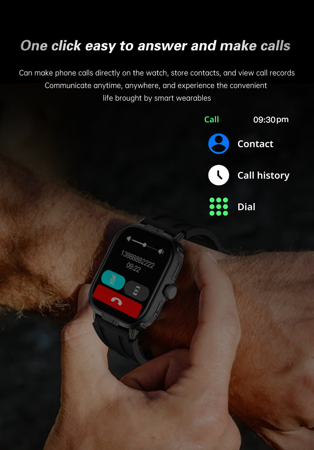 M106Smart Watch2.01inch Bluetooth Call True Heart Rate Pedometer Sleep Depth Waterproof Three-Proof Sports