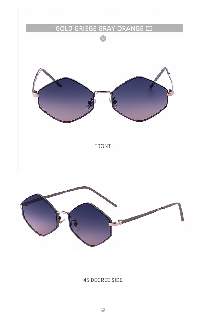 Polygonal Sunglasses for Women with a Sense of Sophistication2025New European and American fashion sunglasses driving UV protection glasses
