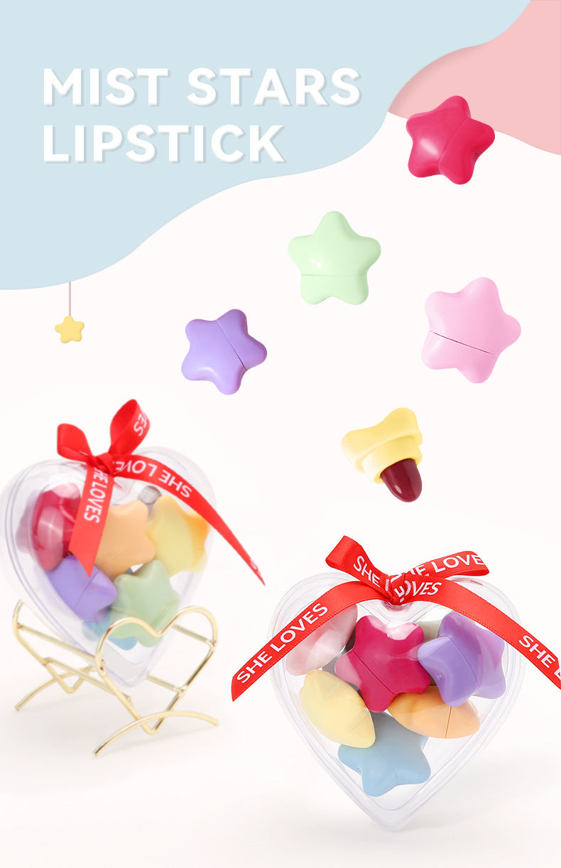 Lucky star8Color Little Star Lipstick Set Matte Velvet Lipstick Gift Box