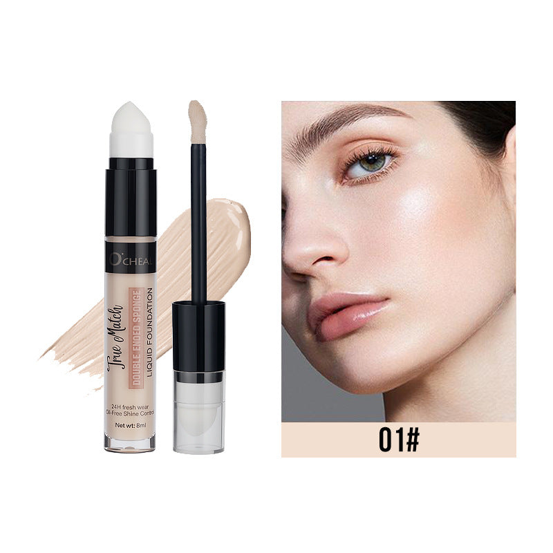 AliExpress Ouqianya Dual-Head Concealer Pen Even Skin Tone Spot Application Cover Spots Acne Marks Wholesale