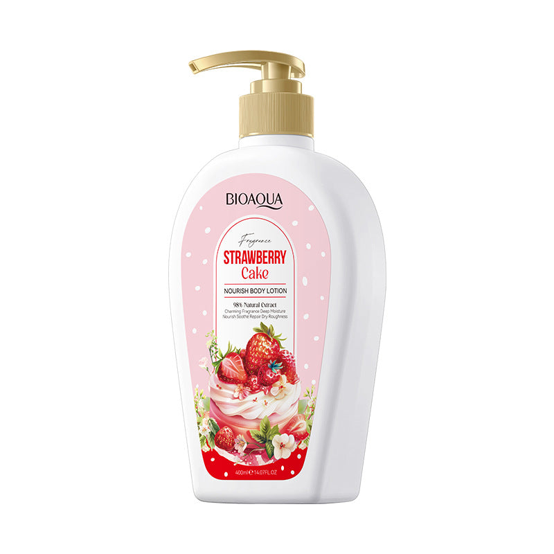 Strawberry Nourishing Body Lotion400ml BIOAOUA Moisturizing Body Lotion  Wholesale