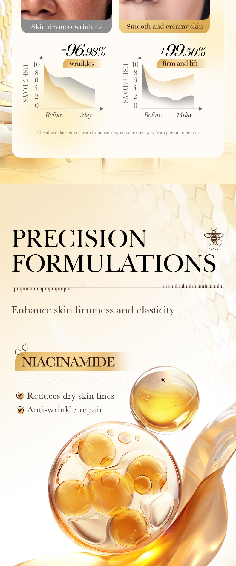 Bee Venom Firming Mask SADOER Anti-wrinkle moisturizing cream cross-border foreign trade wholesale